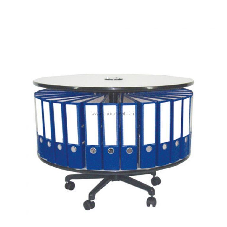 1Storey Revolving Filing For 85 cm Ring Binders Onur Metal
